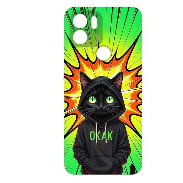 Изображение товара Чехол Krutoff Soft Case для Xiaomi Redmi A2+ черный — стильная защита смартфона Изображение товара Чехол Krutoff Soft Case для Xiaomi Redmi A2+ черный — стильная защита смартфона