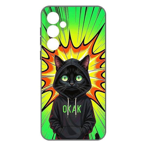 Изображение товара Чехол для смартфона, телефона Krutoff Soft Case Окак для Samsung Galaxy S23 FE черный