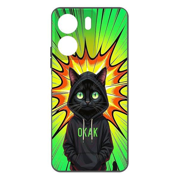 Изображение товара Чехол для смартфона, телефона Krutoff Soft Case Окак для Xiaomi Poco C65 черный