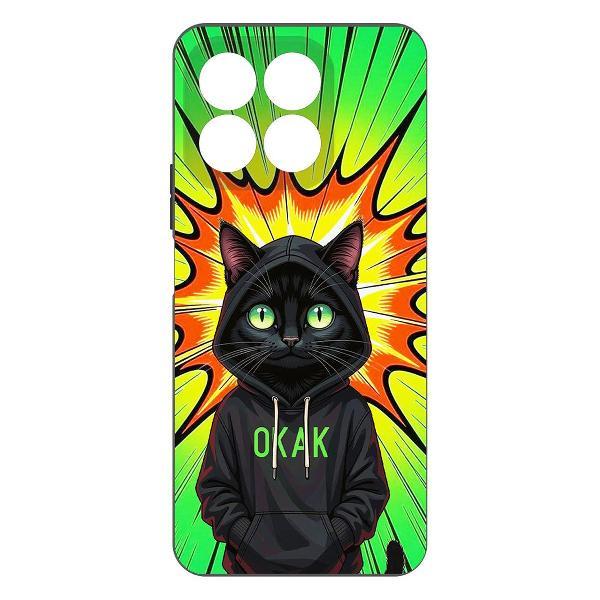 Изображение товара Чехол Krutoff Soft Case Окак для Honor X8b — мягкий черный Изображение товара Чехол Krutoff Soft Case Окак для Honor X8b — мягкий черный