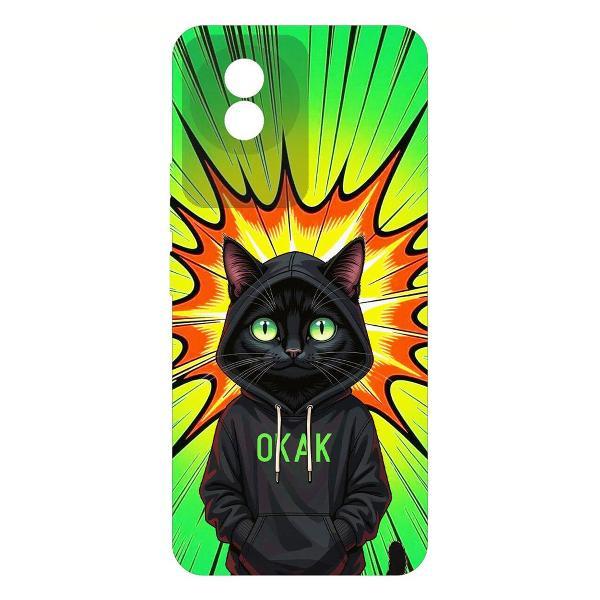 Изображение товара Чехол для смартфона, телефона Krutoff Soft Case Окак для Vivo Y02 черный