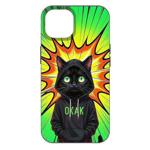 Изображение товара Чехол для смартфона, телефона Krutoff Soft Case Окак для iPhone 14 черный