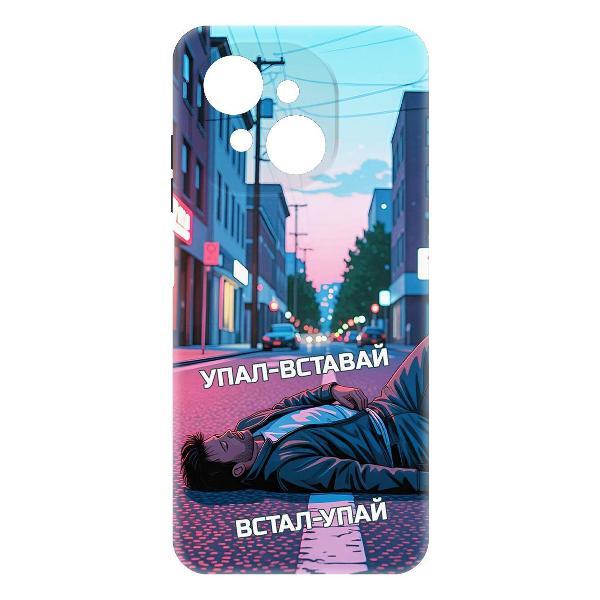 Изображение товара Чехол для смартфона, телефона Krutoff Soft Case Упал-вставай для TECNO Spark Go 1 Black