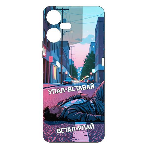 Изображение товара Чехол для смартфона, телефона Krutoff Soft Case Упал-вставай для TECNO Pova Neo 3 черный