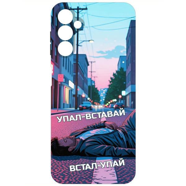 Изображение товара Чехол для смартфона, телефона Krutoff Soft Case Упал-вставай Galaxy A14 4G (A145) Black