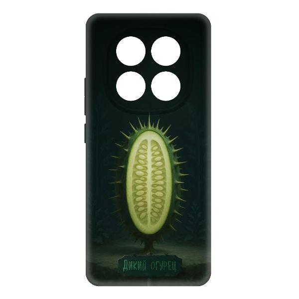 Изображение товара Чехол для смартфона, телефона Krutoff Soft Case Дикий огурец Redmi Note 14 Pro 5G Black
