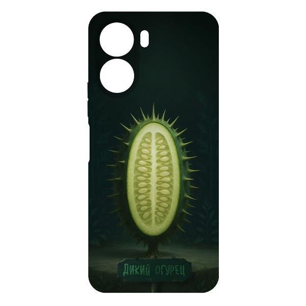 Изображение товара Чехол для смартфона, телефона Krutoff Soft Case Дикий огурец для Vivo Y16 черный Изображение товара Чехол для смартфона, телефона Krutoff Soft Case Дикий огурец для Vivo Y16 черный