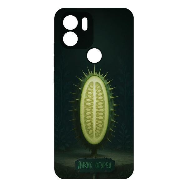 Изображение товара Чехол для смартфона, телефона Krutoff Soft Case Дикий огурец для Xiaomi Poco C51 черный