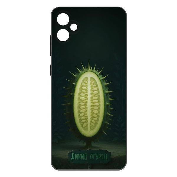 Изображение товара Чехол для смартфона, телефона Krutoff Soft Case Дикий огурец Galaxy A05 черный