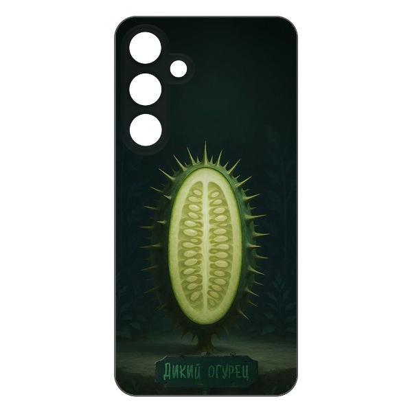 Изображение товара Чехол для смартфона, телефона Krutoff Soft Case Дикий огурец Galaxy S24 черный