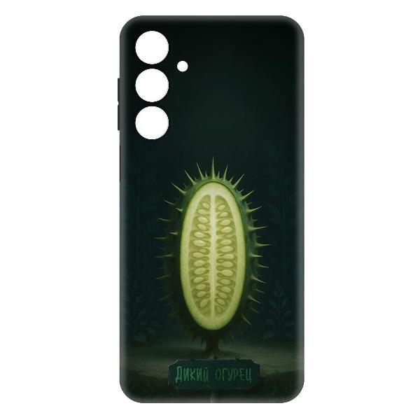 Изображение товара Чехол для смартфона, телефона Krutoff Soft Case Дикий огурец Galaxy A16(A165/A166)Black