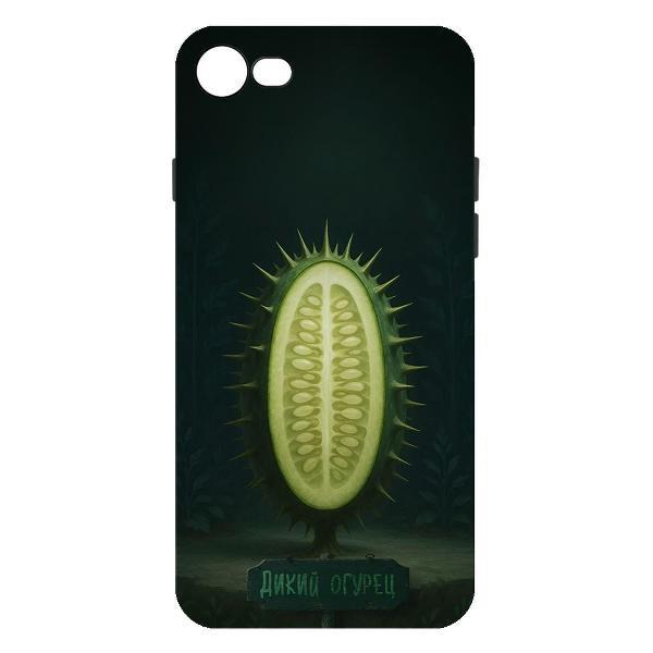 Изображение товара Чехол для смартфона, телефона Krutoff Soft Case Дикий огурец для iPhone 7/8 черный