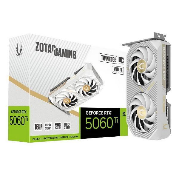 Изображение товара Видеокарта Zotac RTX5060Ti TWIN EDGE OC WHITE ED 16GB
