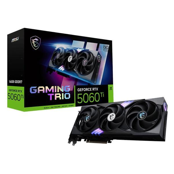 Изображение товара Видеокарта MSI RTX5060Ti GAMING TRIO OC 16GB GDDR7 128bit 3xDP H