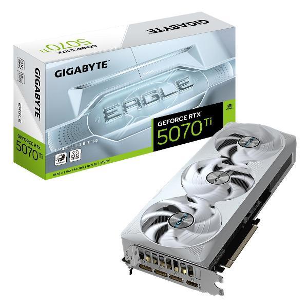Изображение товара Видеокарта GIGABYTE RTX5070Ti EAGLE OC ICE SFF 16GB GDDR7 256bit 3xDP