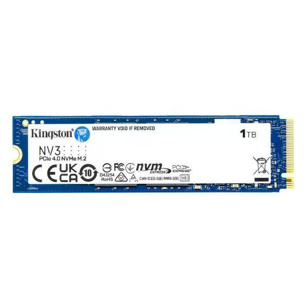 Изображение товара Внутренний диск SSD Kingston PCIe 4.0 x4 1TB SNV3S/1000G NV3 M.2 2280