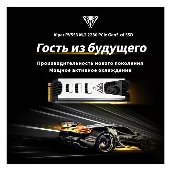 Изображение товара Внутренний диск SSD Patriot PCIe 5.0 x4 4TB PV553P4TBM28H PV553 M.2 2280