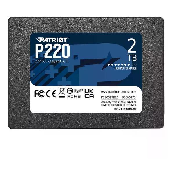 Изображение товара Внутренний диск SSD Patriot SATA-III 2TB P220S2TB25 P220 2.5"