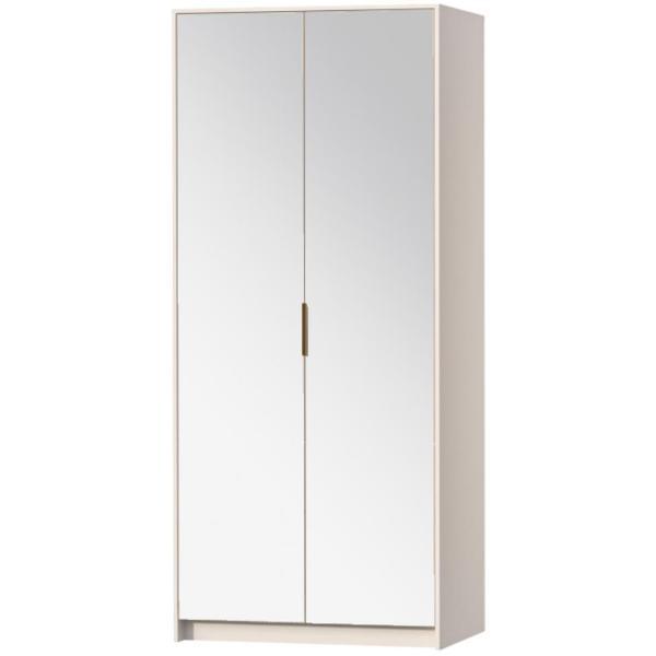 Изображение товара Шкаф распашной Диал 2-х створчатый с зеркалом, современный стиль, Кашемир/Тирамису Изображение товара Шкаф распашной Диал 2-х створчатый с зеркалом, современный стиль, Кашемир/Тирамису