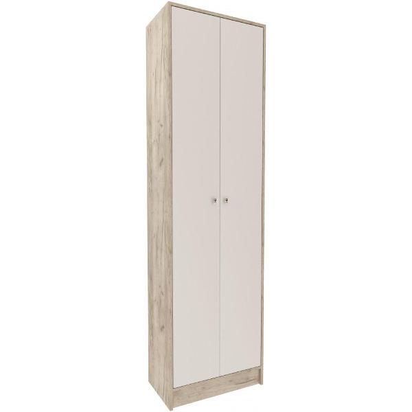 Изображение товара Шкаф распашной ТЭКС мебель двухстворчатый со штангой для вешалок, Крафт серый/Кашемир Изображение товара Шкаф распашной ТЭКС мебель двухстворчатый со штангой для вешалок, Крафт серый/Кашемир
