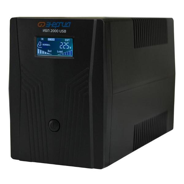 Изображение товара Источник бесперебойного питания Энергия ИБП 2000 LCD USB Энергия