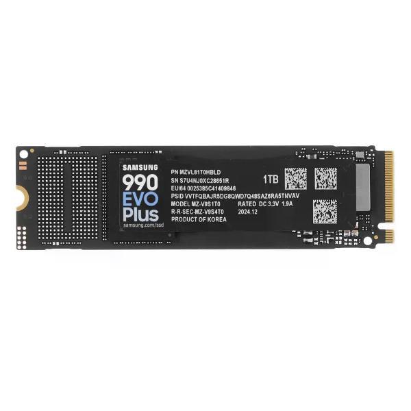Изображение товара Внутренний диск SSD SAMSUNG 1Tb 990 EVO Plus M.2 MZ-V9S1T0BW NVMe