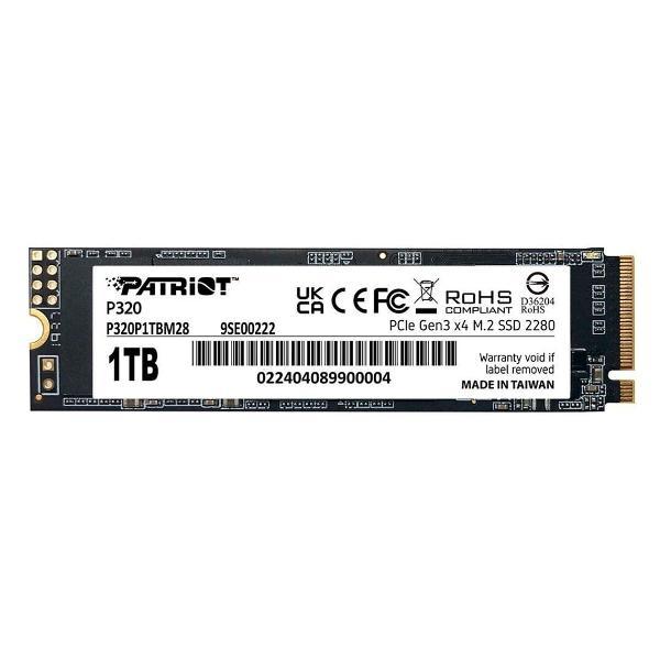 Изображение товара Внутренний диск SSD Patriot Memory M.2 1024GB P320 (P320P1TBM28)