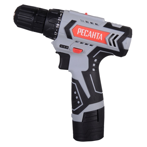 Изображение товара Шуруповерт аккумуляторный Ресанта ДА-12-2ЛК (75/14/2)