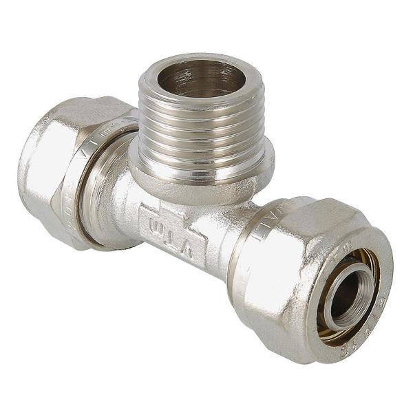 Изображение товара Тройник и переходник электрический Valtec латунь VTm.333.N.160416