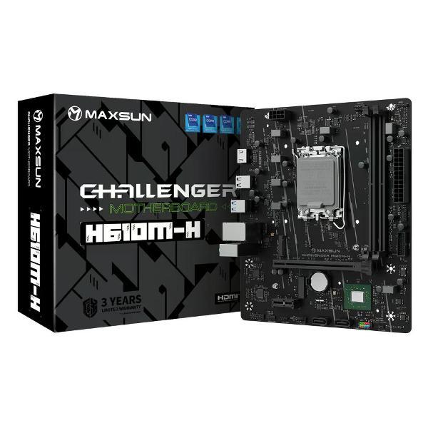 Изображение товара Материнская плата MAXSUN MS-Challenger H610M-H (LGA1700, mATX)