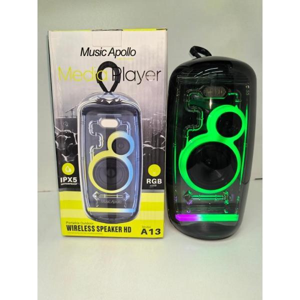 Изображение товара Портативная беспроводная колонка Wireless Music Apollo Изображение товара Портативная беспроводная колонка Wireless Music Apollo