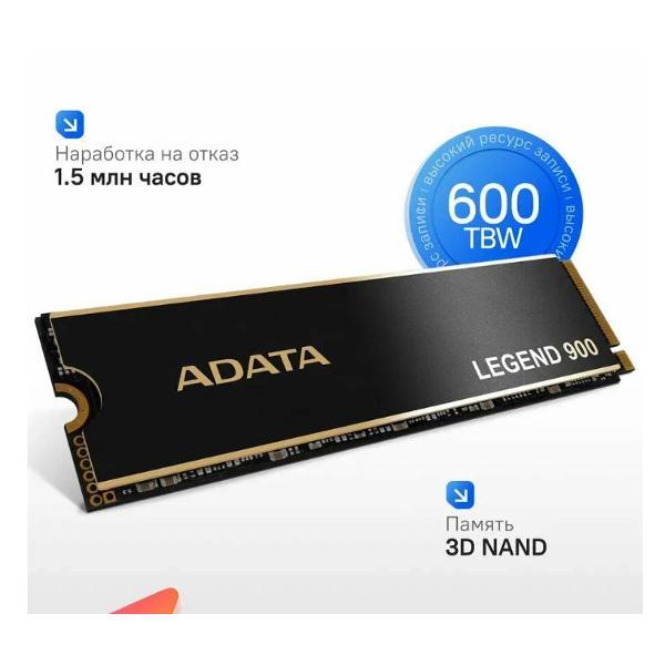 Изображение товара Внутренний диск SSD ADATA M.2 LEGEND 900 PRO 1000GB (SLEG-900P-1TCS)