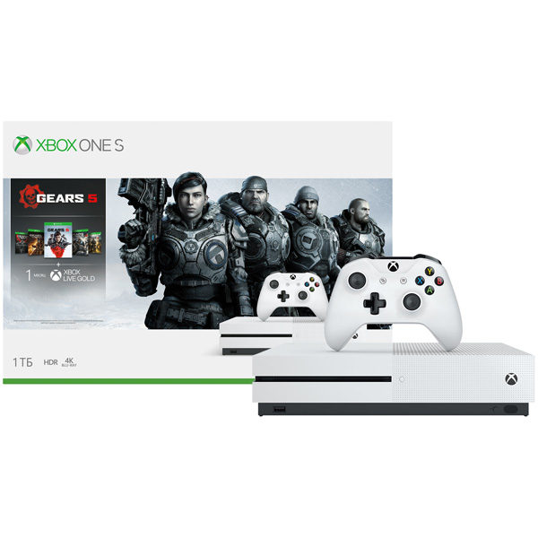 фото Игровая консоль xbox one microsoft s 1tb + gears 5