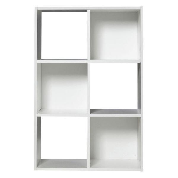 Изображение товара Стеллаж Шарм-Дизайн Бит-6, открытый, с полками, Белый