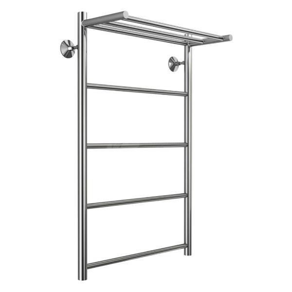 Изображение товара Полотенцесушитель Stelmix водяной с полкой 80x50 см, прямой с полкой