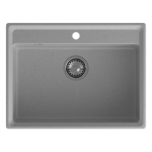 Изображение товара Раковина для кухни GranFest LEVEL 660, серый