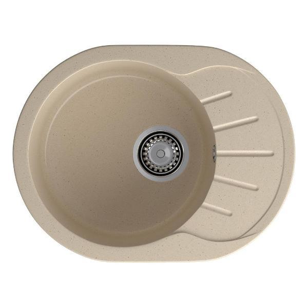Изображение товара Раковина для кухни GranFest RONDO 580L, кашемир Изображение товара Раковина для кухни GranFest RONDO 580L, кашемир
