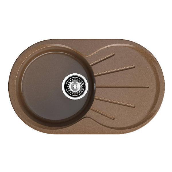 Изображение товара Раковина для кухни GranFest RONDO 750L, топаз