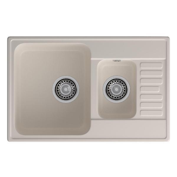 Изображение товара Раковина для кухни GranFest QUARZ 21К, белый