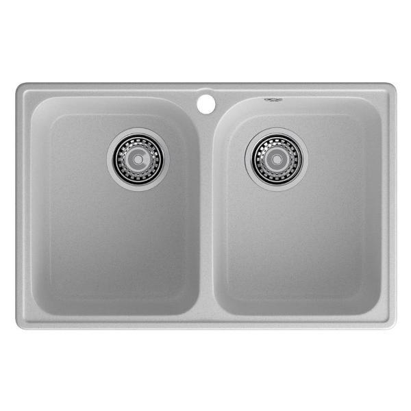 Изображение товара Раковина для кухни GranFest QUARZ 15, серый