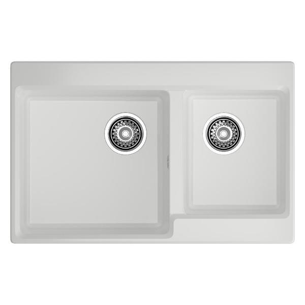 Изображение товара Раковина для кухни GranFest LEVEL 780K, иней