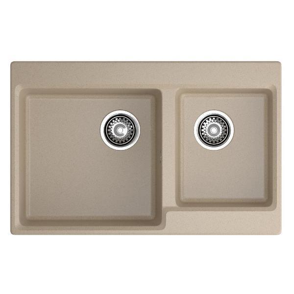 Изображение товара Раковина для кухни GranFest LEVEL 780K, песочный