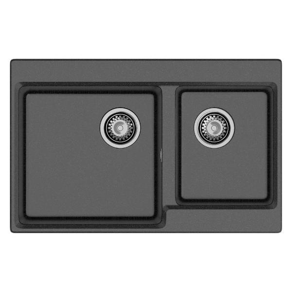 Изображение товара Раковина для кухни GranFest LEVEL 780K, черный