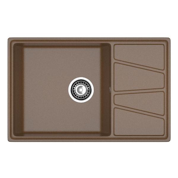 Изображение товара Раковина для кухни GranFest VERTEX 780L, терракот