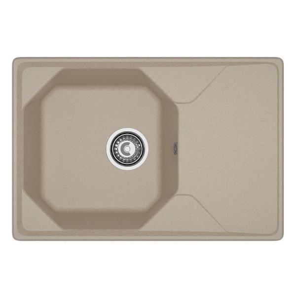 Изображение товара Раковина для кухни GranFest UNIQUE 740L, песочный