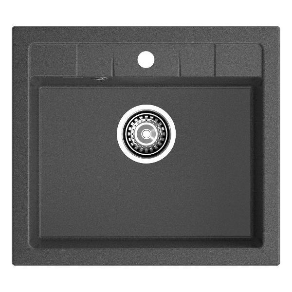 Изображение товара Раковина для кухни GranFest QUADRO 561, графит