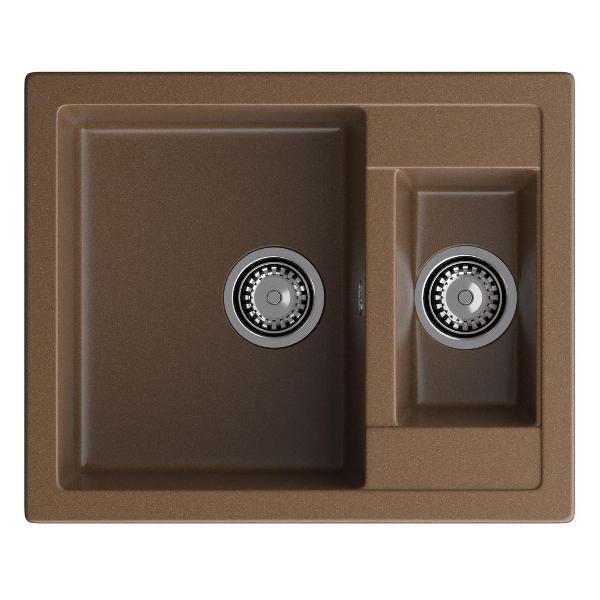 Изображение товара Раковина для кухни GranFest QUADRO 610K, терракот