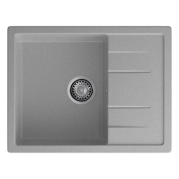 Изображение товара Раковина для кухни GranFest QUADRO 650L, серый
