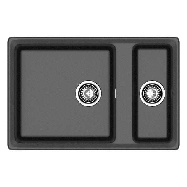Изображение товара Раковина для кухни GranFest LEVEL 760K, черный