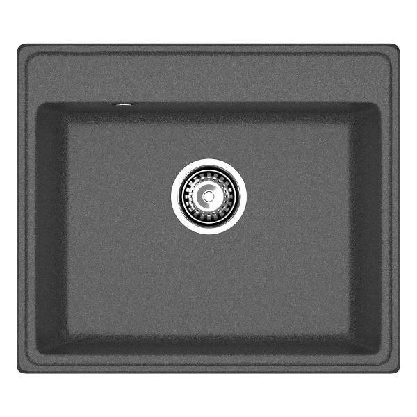 Изображение товара Раковина для кухни GranFest VERTEX 580, графит
